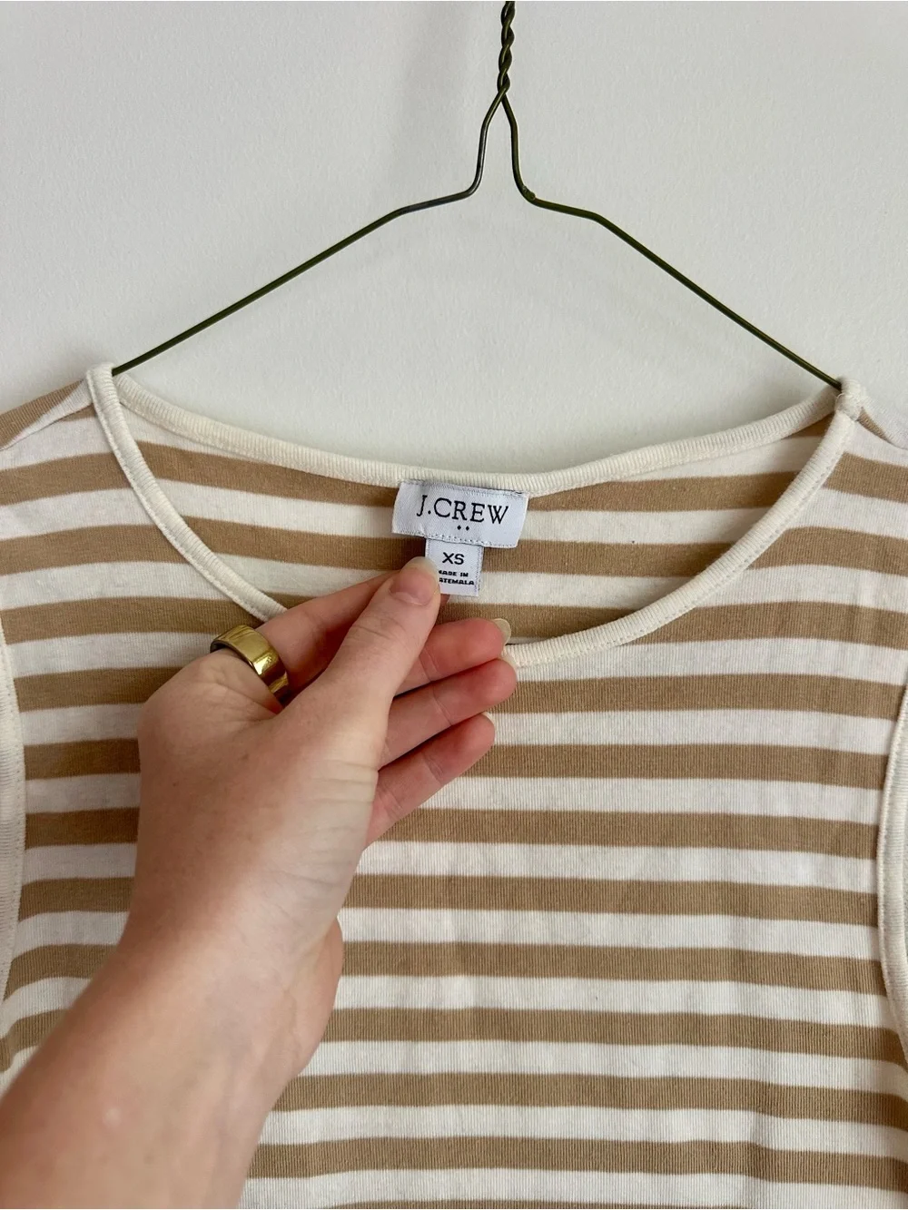 J Crew Striped Tank Top
